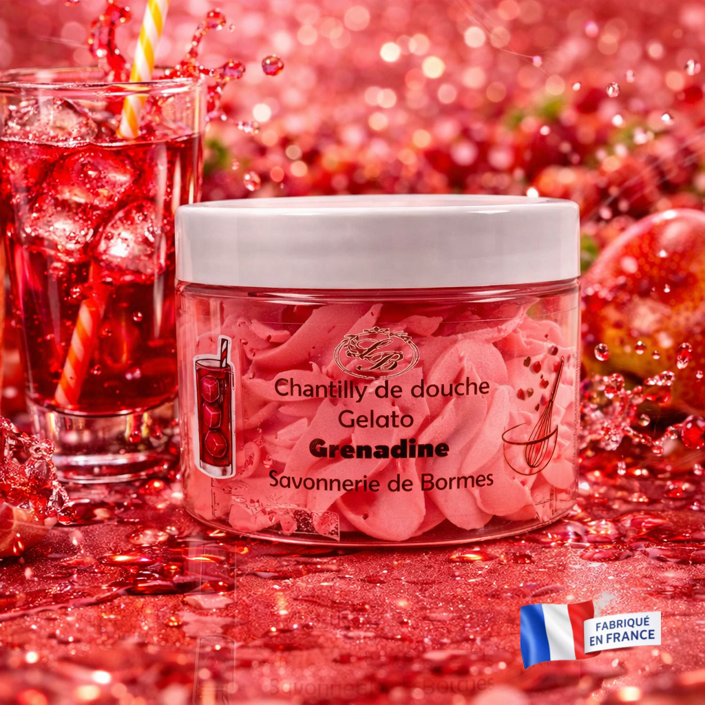 Chantilly de douche -Grenadine