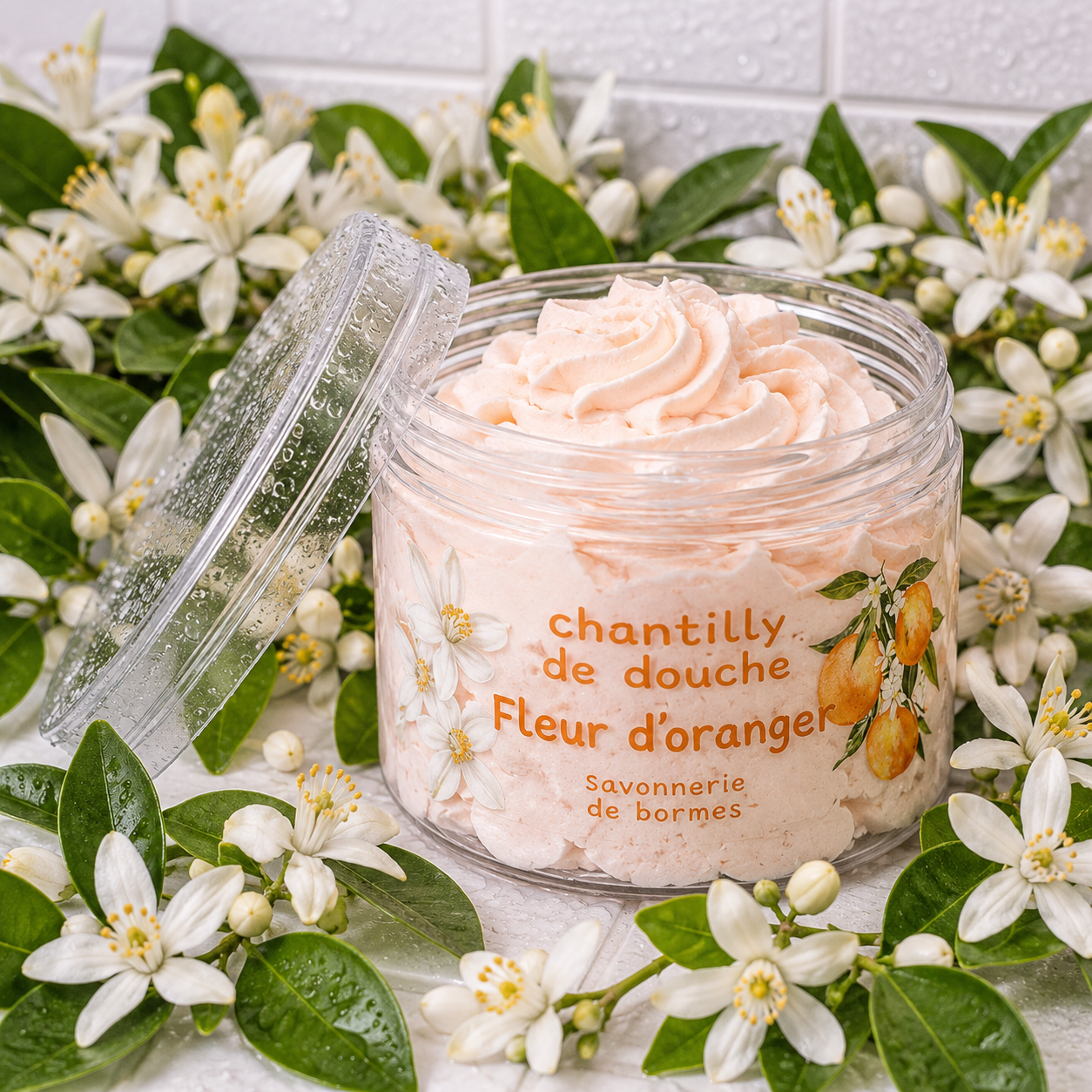 Chantilly de douche -Fleur d’oranger