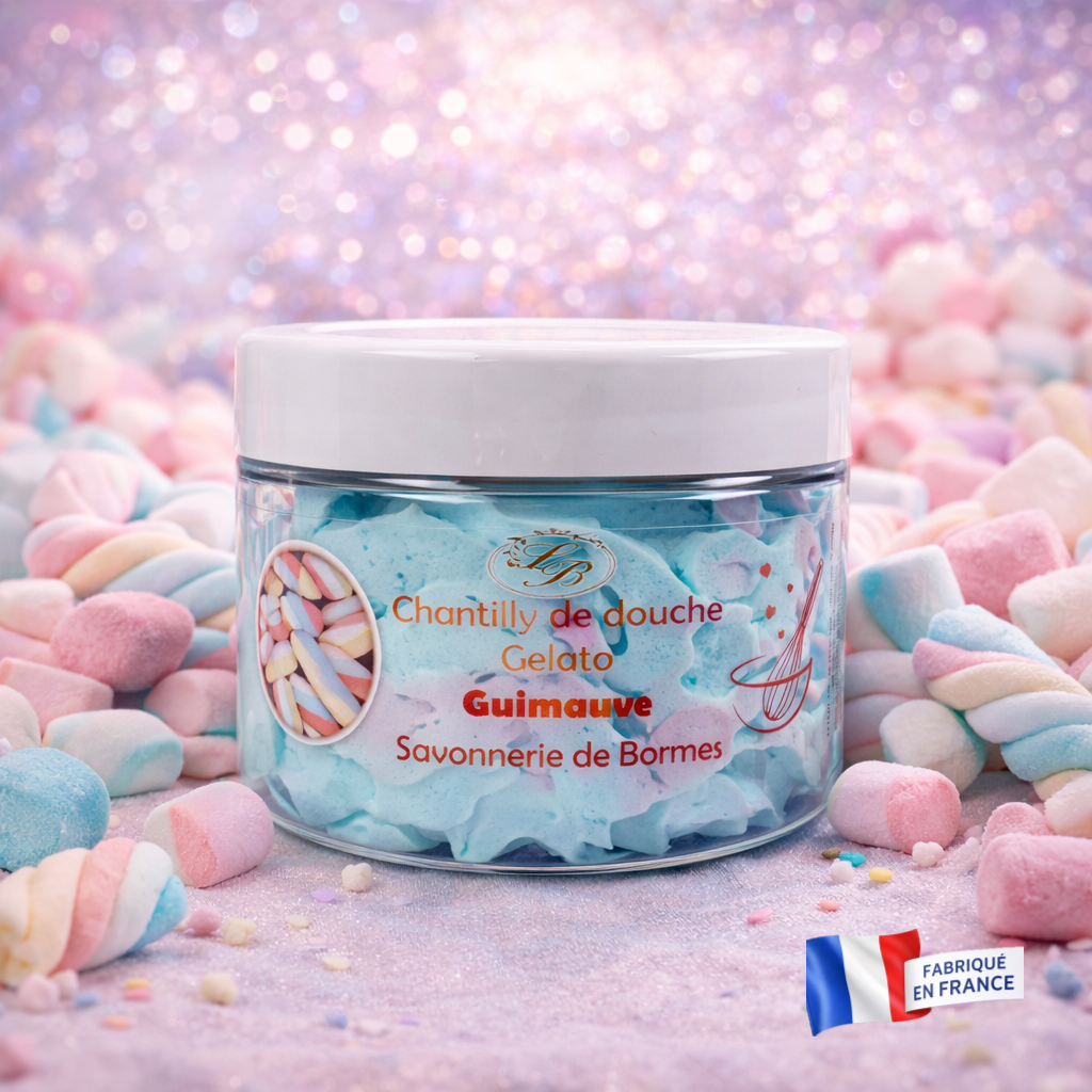 Chantilly de douche -Guimauve