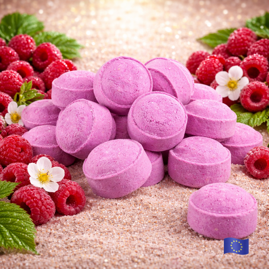 Billes de bain -Framboise (lot de 3)