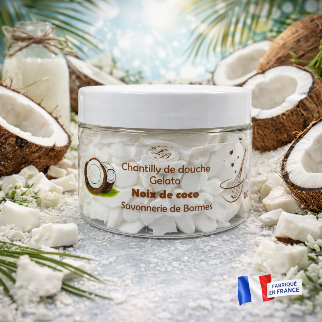 Chantilly de douche -Noix de coco