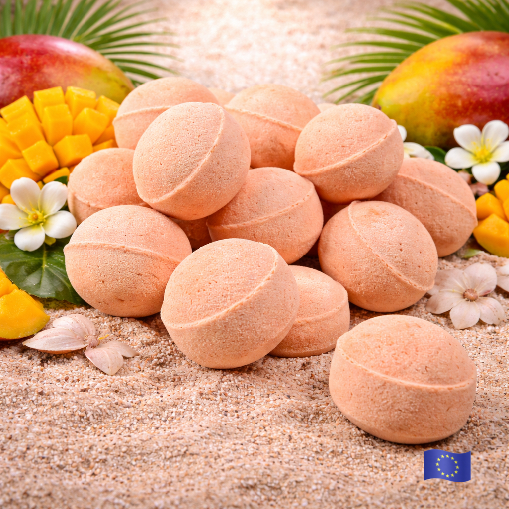 Billes de bain -Mangue (lot de 3)