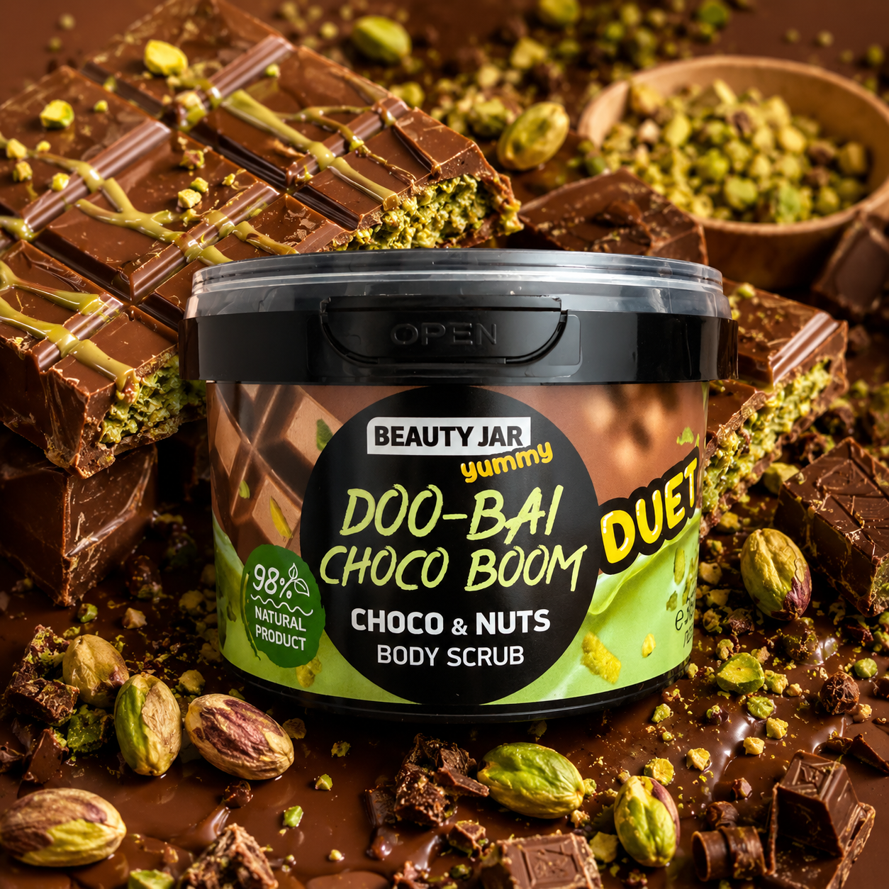 Gommage corporel Beauty Jar DOO-BAI CHOCO BOOM 360 g