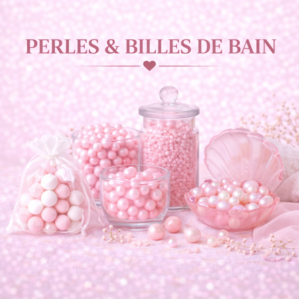 Perles et billes de bain