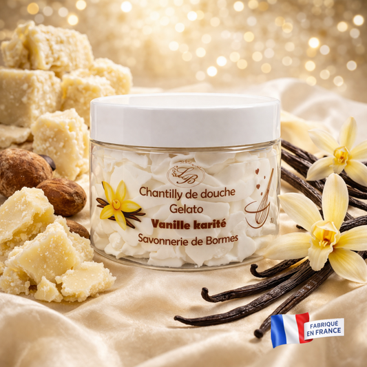 Chantilly de douche -Vanille Karité
