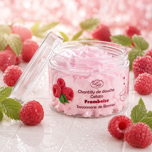 Chantilly de douche -Framboise