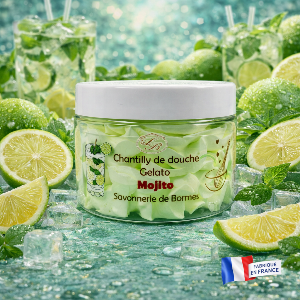 Chantilly de douche -Mojito