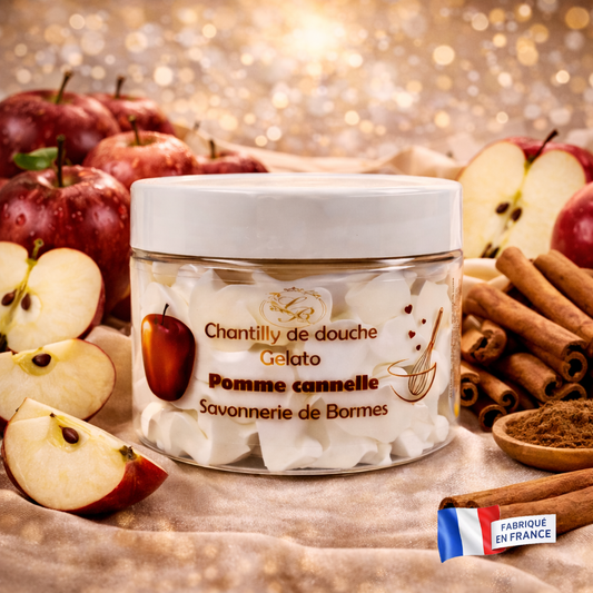 Chantilly de douche -Pomme Canelle