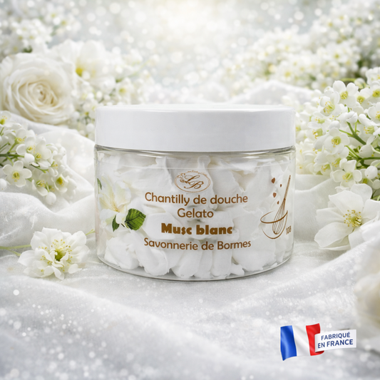 Chantilly de douche -Musc Blanc