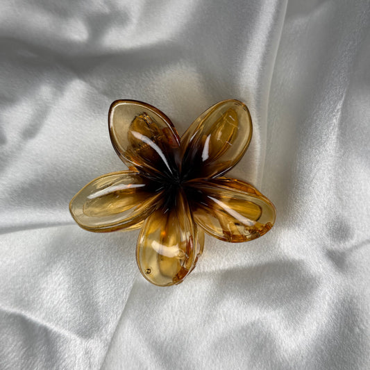 Pince fleur de monoï - Caramel Chic
