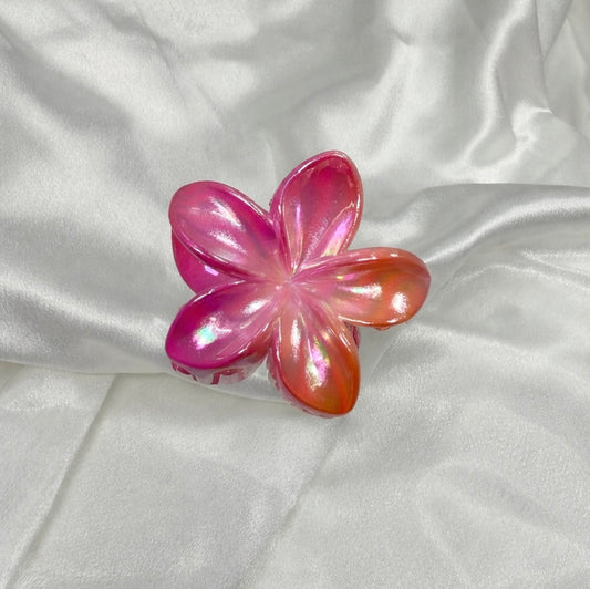 Pince fleur de monoï - Coral Glow