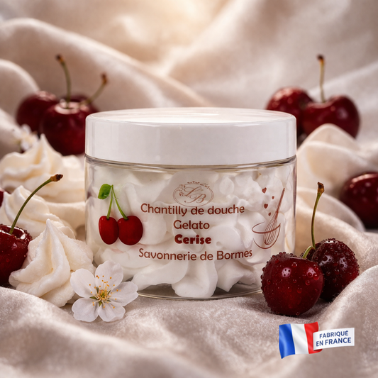 Chantilly de douche -Cerise