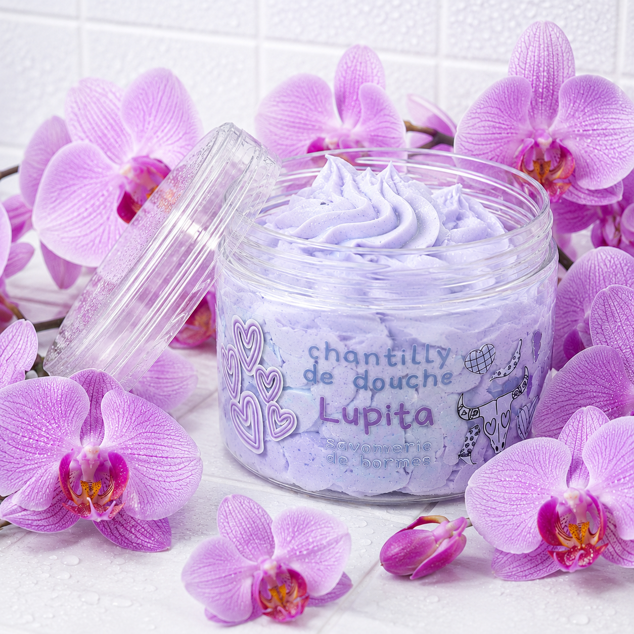 Chantilly de douche -Lupita (orchidée)