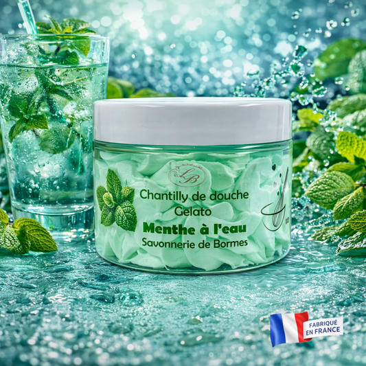Chantilly de douche -Menthe à l’eau