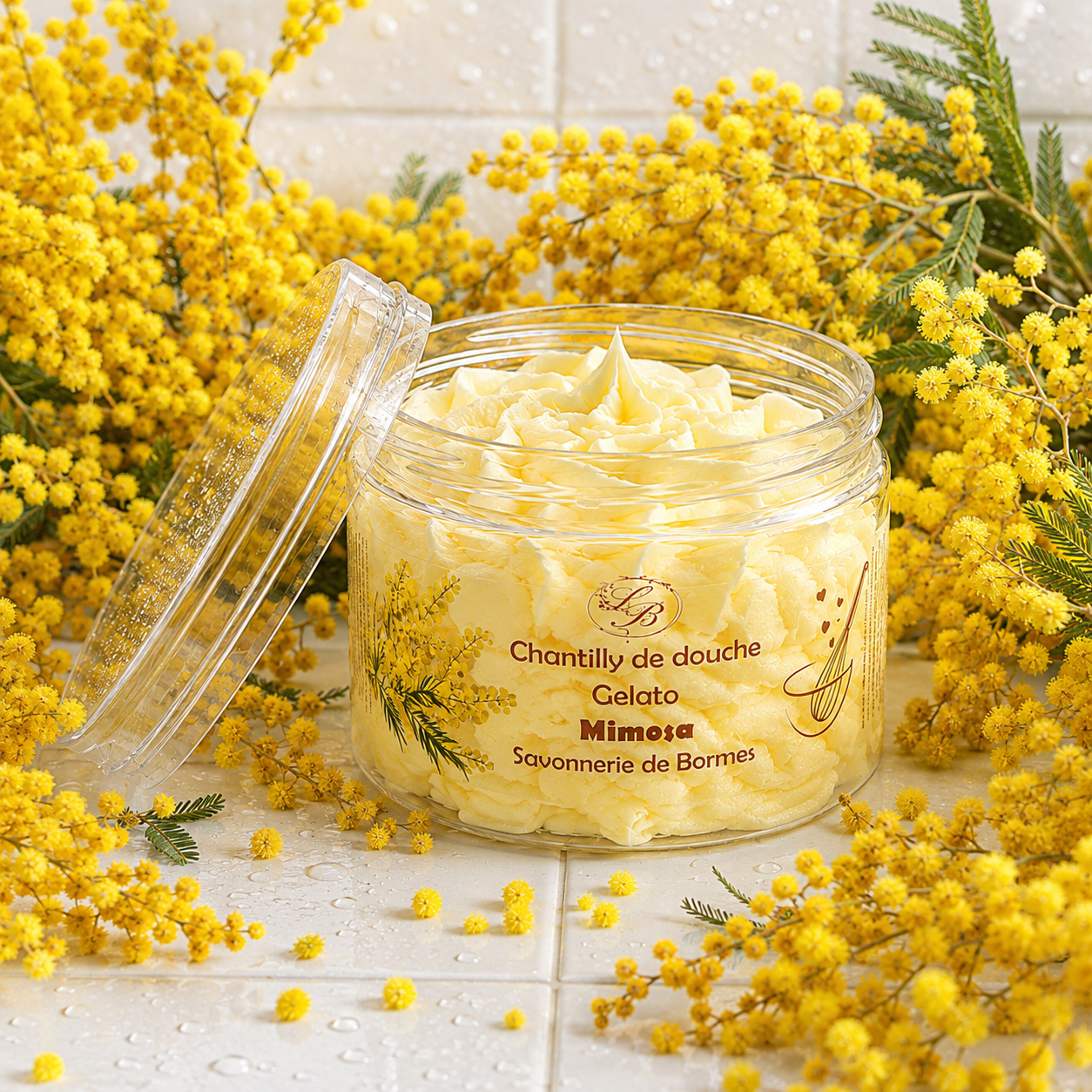 Chantilly de douche -Mimosa