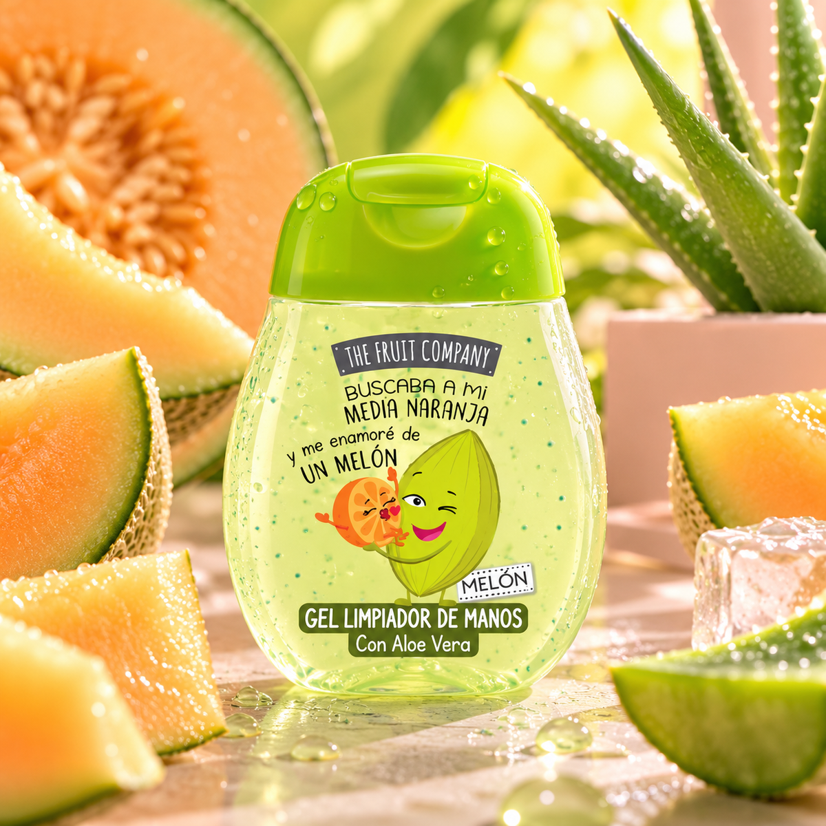 Gel main désinfectant Melon