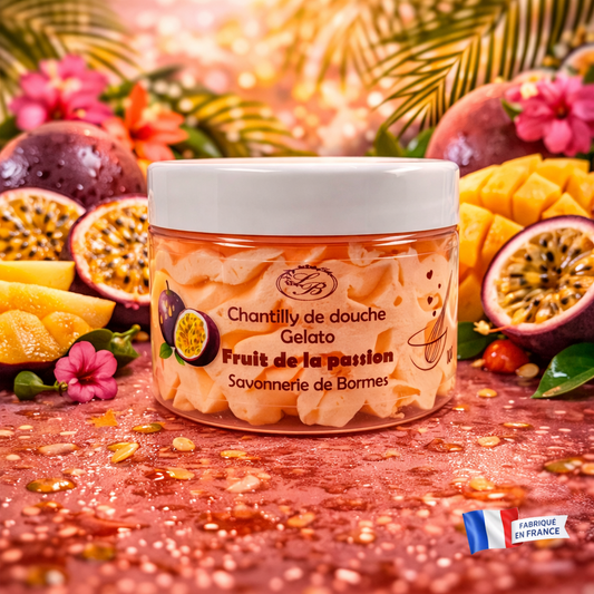 Chantilly de douche -Fruit de la passion