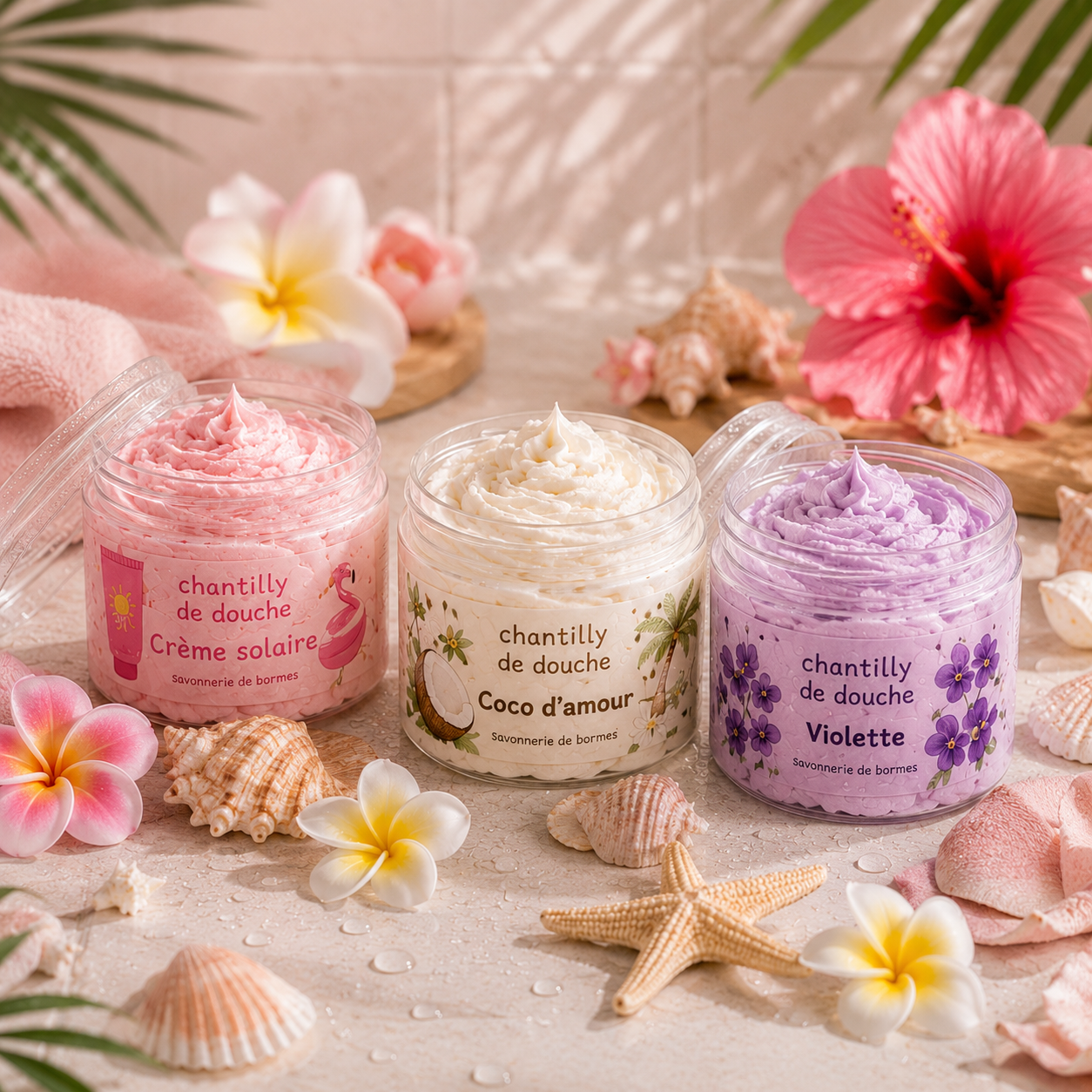 Chantilly de douche